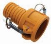 AAP Industries Type C Camlock - Female Camlock X Male Hosebarb Nyglass Camlock Hose Fittings-1