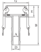 AAP Industries Type C Camlock - Female Camlock X Male Hosebarb Nyglass Camlock Hose Fittings-3