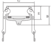 AAP Industries Type DC Camlock - Dust Cap Nyglass Camlock Hose Fittings-3