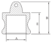 AAP Industries Type DP Camlock - Dust Plug Poly Camlock Hose Fittings-3