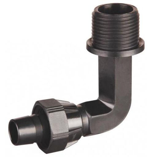 Hansen Reducing Male Bend Long Barbed LD Poly Pipe Fittings-1