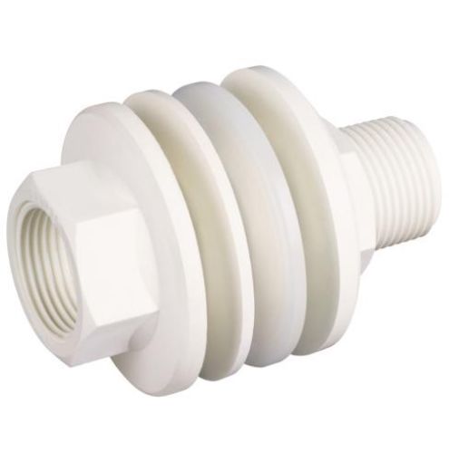 Hansen Short Female Tank Fitting White-1