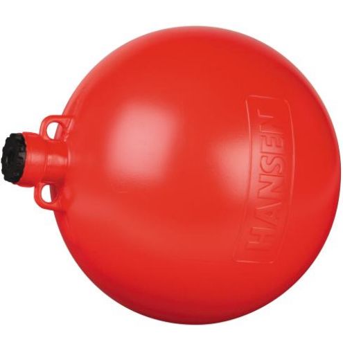 Hansen 140mm Threaded Float Red-1