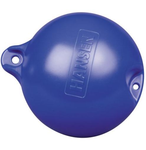 Hansen 100mm Flanged Float Blue-1