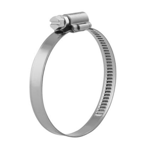 Hansen Worm Drive Clamp - W4 Stainless Steel-1